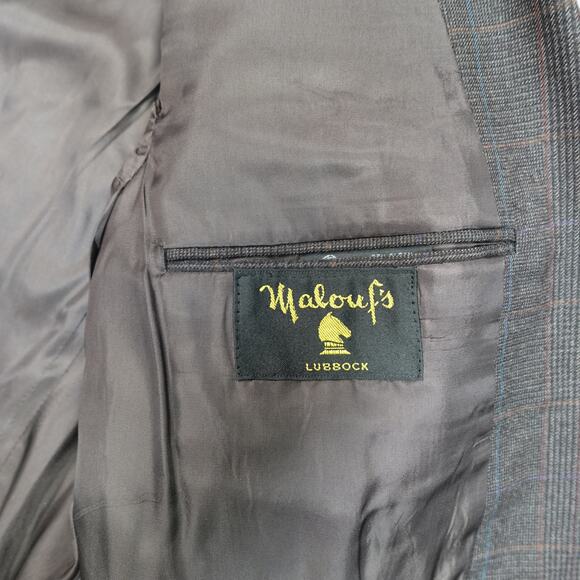 Vintage Burberrys Blazer Mens 44R? Wool Sport Coat Jacket 2 Button Union Made - Picture 12 of 16